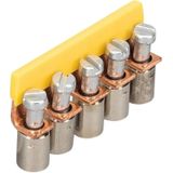 Verbindingsbrug 5-polig - geïsoleerd - 4mm² - Schroef - 32A 230V - Per 1 stuk(s)