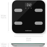 medisana BS 602 - Connect lichaamsanalyse weegschaal (WiFi)