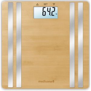 Medisana BS 550 Connect Digitale Personenweegschaal Weegbereik (max.): 180 Kg Bamboe Met Bluetooth