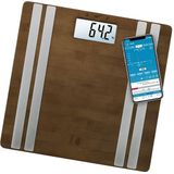medisana BS 552 - Connect personenweegschaal bamboe dark met lichaamsanalyse