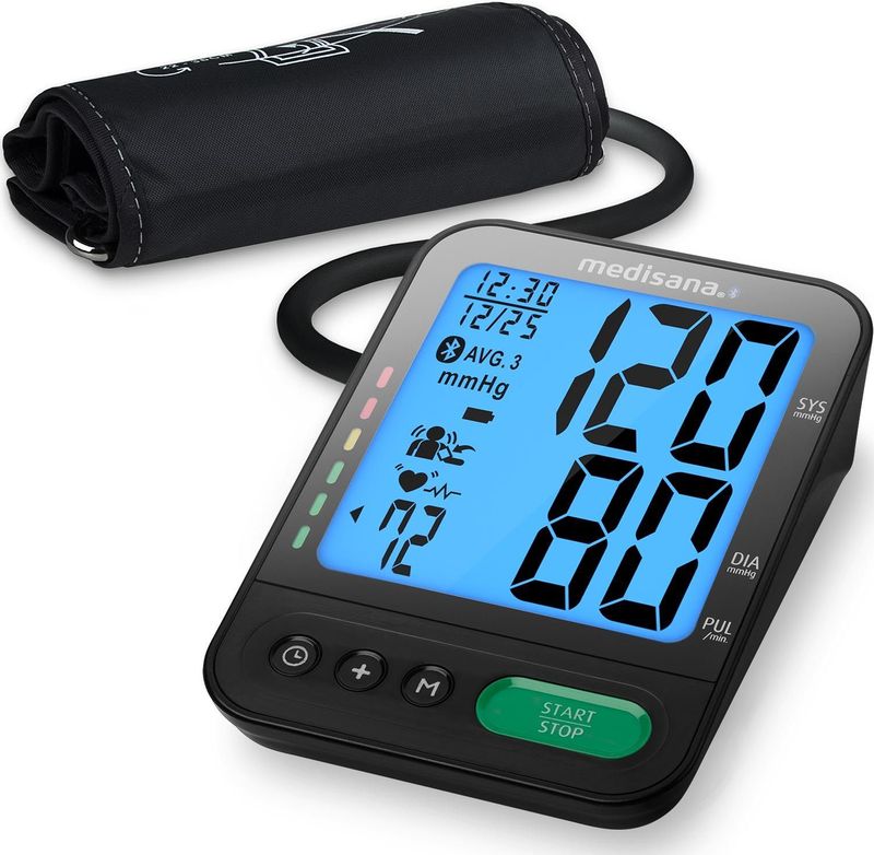Medisana - BU 580 Connect - Bovenarm Bloeddrukmeter - Groot LCD-scherm - 120 Geheugenplaatsen