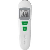 medisana TM 762 digitale voorhoofdthermometer klinische thermometer voor baby's, kinderen en volwassenen met visueel koortsalarm, geheugenfunctie en meting van vloeistoffen