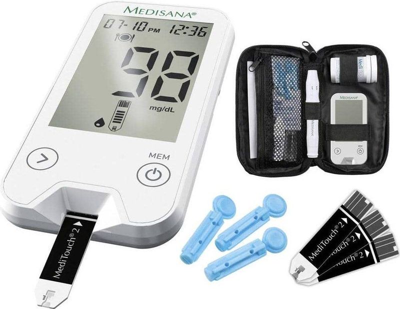 medisana Bloedglucosemeter Meditouch2 mg/dL (versie voor België)
