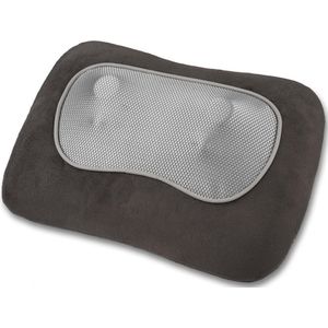 medisana MC 840 Shiatsu-massagekussen, met warmtefunctie, 4 roterende massagekoppen, roodlichtfunctie, met afstandsbediening, voor nek, schouders, rug en benen