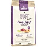 Bosch HPC Soft Senior geit en aardappel, halfnat voer voor oudere honden, voor voedingsgevoelige honden van alle rassen, uniek eiwit, graanvrij, 1 x 12,5 kg