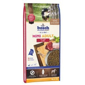 bosch HPC Mini Adult droogvoer voor volwassen honden van kleine rassen (tot 15 kg) met lam en rijst, 1 x 3 kg