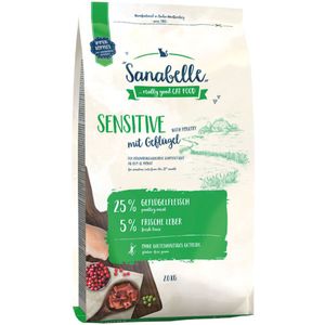 2kg Sensitive met Gevogelte Sanabelle Kattenvoer