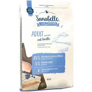 Sanabelle - Adult Kattenvoer - 2x10kg - Forel - Rijst