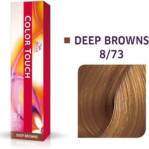 Wella - Color Touch - Diepbruin 8/73 - Semi-permanente Haarkleuring - 60 ml