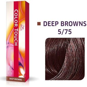 Wella Professionals Color Touch Deep Browns 5/75 Lichtbruin Bruin Mahonie