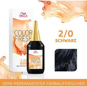 Wella Professionals Color Fresh pH 6.5 - Acid 2/0 zwart, 75 ml