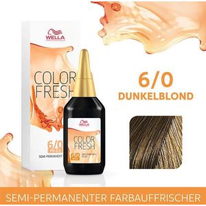 Wella Professionals Color Fresh pH 6.5 - Acid 6/0 Donker blond, 75 ml