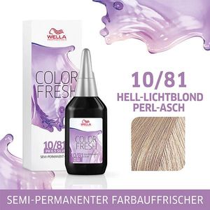 Wella Color Fresh pH 6.5 - Silver 10/81 Hell Lichtblond Perl Asch, 75 ml