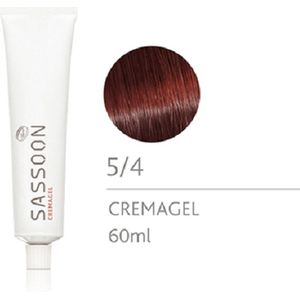 Vidal Sassoon - Colour Cremagel 5/4 - Haarkleuring - Lichtbruin/Rood - 60 ml