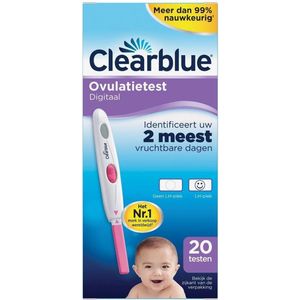 Clearblue - Digitale Ovulatietestkit - 1 Digitale Houder en 10 Ovulatietests