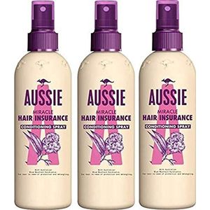 Aussie Wonder haarverzekering gemakkelijk te spoelen zonder uitspoelen (verpakking van 3) 250 ml per