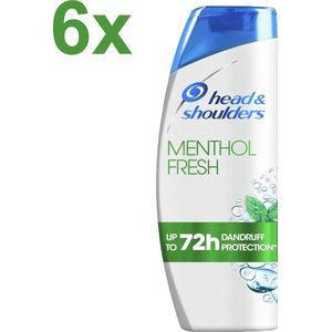 Head & Shoulders - Anti-Roos Shampoo - Menthol Fresh - 6x 400ml