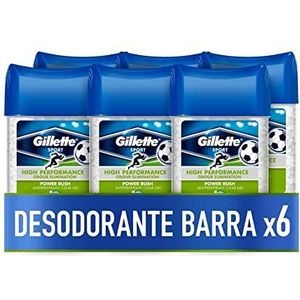 Gillette Power Rush Anti-transpirant Deodorant Clear Gel Stick 6x70ml voordeelverpakking