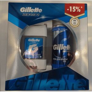 Gillette Geschenkset - Scheergel + Deodorant