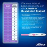 Clearblue Ovulatietest Set Digitaal - 1 digitale houder en 10 testen