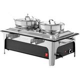 Bartscher Suppenstation silber 2x 4 l 2200 W