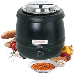 Soeppan Economic - 9 Liter - Zwart - Bartscher 100061