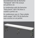 Inklapbare tafel DeLuxe - Wit - 183x76(h)74cm