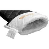 Bartscher unisex Ofenhandschuh 420 schwarz Einheitsgröße, 1 Paar