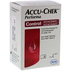 Accu-Chek Performa controlevloeistof (2x 2,5ml)