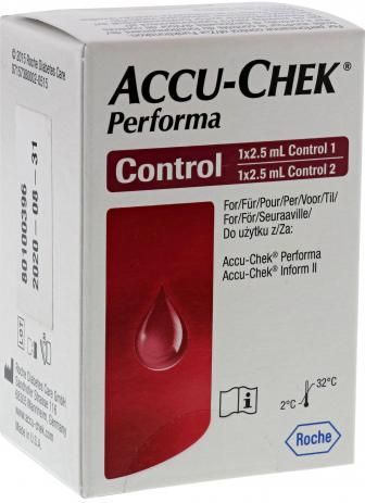 Accu-Chek Performa controlevloeistof (2x 2,5ml)