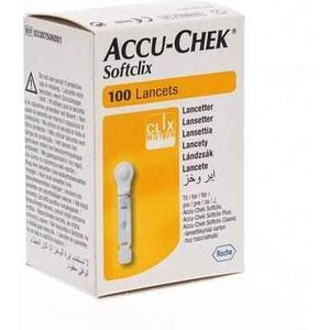 Accu-Chek - Softclix - Lancetten - Steriel - Eénmalig Gebruik