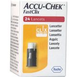 Accu-Chek - Fastclix Lancetas - 24 Stuks - Compact Ontwerp - Gemakkelijk Schoon Te Maken