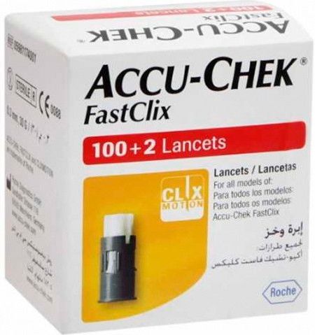 Accu-Chek - Fastclix - Lancetten - 6 Stuks - Geschikt voor Accu-Chek Fastclix
