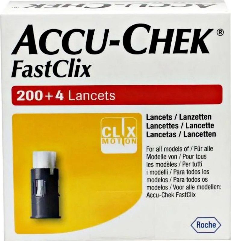 Accu Chek Mobile Fastclix Lancet 34x6 5208491001