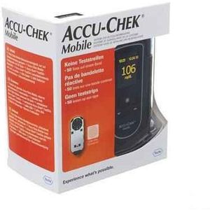 Accu Chek Mobile Startkit (50tests + meter + prikker)  -  Roche Diagnostics