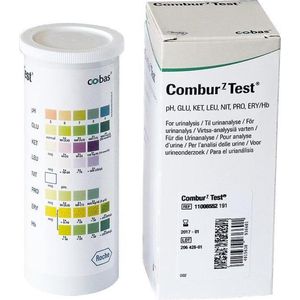 Combur 7 - Urine Teststrips - Verpakking van 100 Stuks - Hoge Betrouwbaarheid