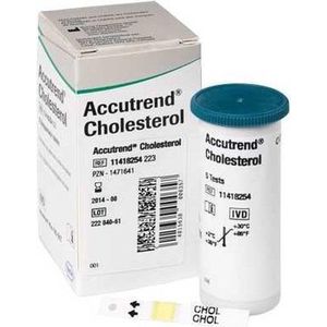 Accutrend Cholesterol Strips 25 11418262165  -  Roche Diagnostics