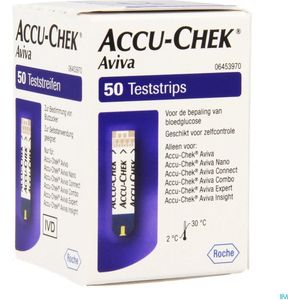 Accu Chek Aviva glucose teststrips - 50 stuks