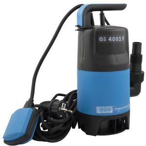Güde 94630 - GS4002P - Dompelpomp voor afvalwater - Met vlotterschakelaar - 400 W - 7500 l/h Maximale opvoerhoogte 5 m [Energieklasse A], blauw/zwart