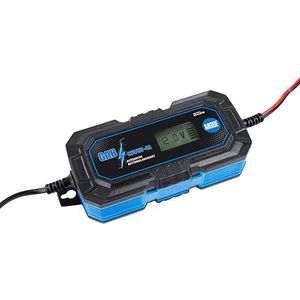 Güde GAB 12V/6V-4A automatische acculader (6V/12V 4A inverter autolader, batterijcapaciteit: 4-120Ah, volautomatisch, onderhoudslader, bescherming tegen