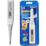 OMRON MC-343F-E Thermomètre digital Flex Temp Blanc/gris