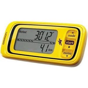 Jog Style stappenteller - geel