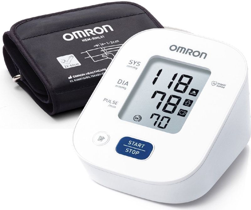 OMRON - M2 - Bloeddrukmeter - Wit - Inclusief Medium Manchet