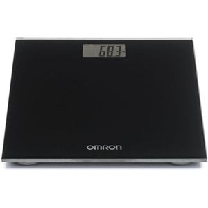 OMRON HN289 Personenweegschaal - Digitale Weegschaal - Scale Body - Weight Scale - Max. 150kg - Diep Zwart