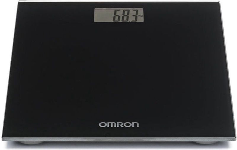 OMRON HN289 Personenweegschaal - Digitale Weegschaal - Scale Body - Weight Scale - Max. 150kg - Diep Zwart