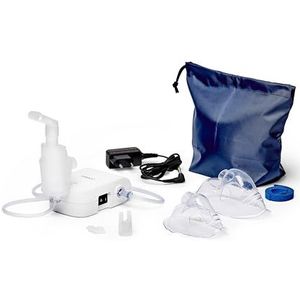 OMRON C803 - Compacte, lichtgewicht en gebruiksvriendelijke vernevelaar voor volwassenen en kinderen, inhalator voor de behandeling van o.a. verkoudheid, bronchitis, astma, voor thuisgebruik