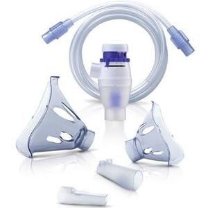 OMRON A3 Complete 3-in-1 aerosolvernevelaar – Voor behandeling van de bovenste, middelste en onderste luchtwegen, geschikt voor verkoudheden, infecties, allergieën en astma