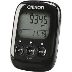 OMRON Walking Style IV stappenteller (pedometer) – Zwart
