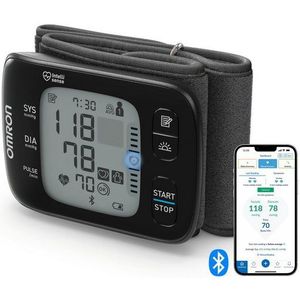 Omron - RS7 Intelli IT - Bloeddrukmeter - Wit - Materiaal: Kunststof