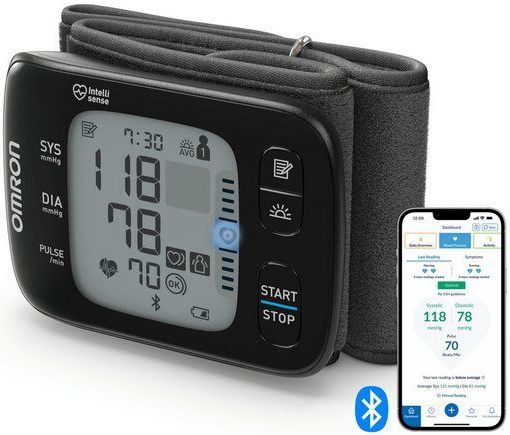 Omron - RS7 Intelli IT - Bloeddrukmeter - Wit - Materiaal: Kunststof